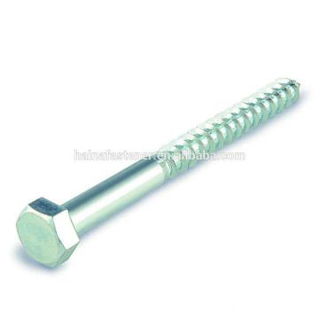 zinc plated carbon steel lag Screw st2.9-6.3